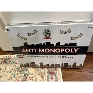 Anti Monopoly Board Game Classic NEW Sealed University Games 2-6 Players